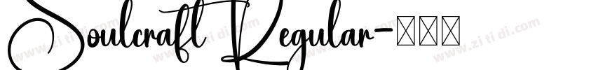 Soulcraft Regular字体转换